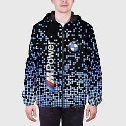 Куртка с капюшоном мужская BMW - M Power - pattern, цвет: 3D-черный — фото 2