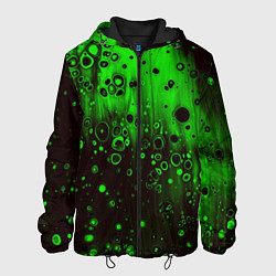 Мужская куртка Зелёные краски и вода