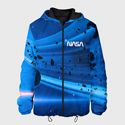 Куртка с капюшоном мужская Космическое пространство - NASA - Planet, цвет: 3D-черный
