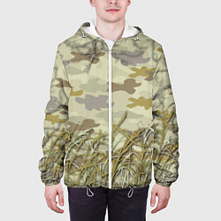 Куртка с капюшоном мужская Камуфляж охотника, цвет: 3D-белый — фото 2