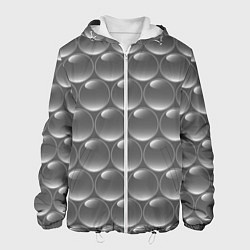 Мужская куртка Абстрактное множество серых металлических шаров