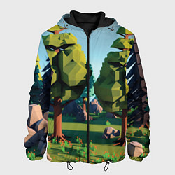 Мужская куртка Воксельный лес