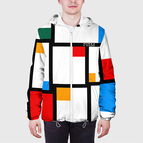 Мужская куртка Как свитер из 80х FIRM / 3D-Белый – фото 3
