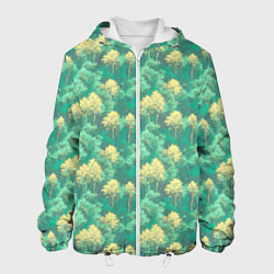Мужская куртка Камуфляж деревья двуцветный