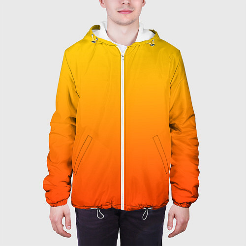 Мужская куртка Жаркий день / 3D-Белый – фото 3