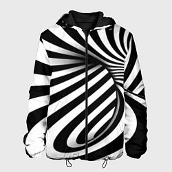 Мужская куртка Оптические иллюзии зебра
