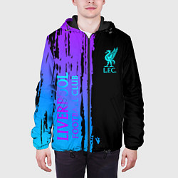 Куртка с капюшоном мужская Liverpool FC sport, цвет: 3D-черный — фото 2