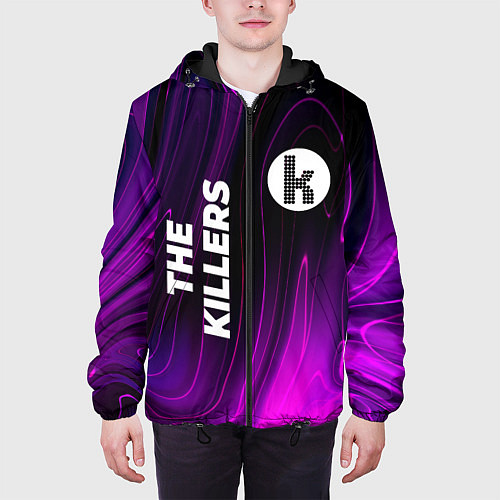 Мужская куртка The Killers violet plasma / 3D-Черный – фото 3