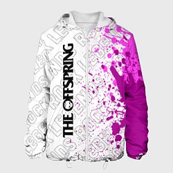 Куртка с капюшоном мужская The Offspring rock legends: по-вертикали, цвет: 3D-белый