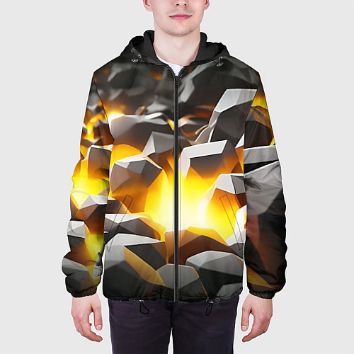 Мужская куртка Золотая руда / 3D-Черный – фото 3