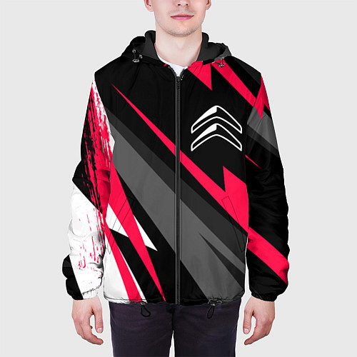 Мужская куртка Citroen fast lines / 3D-Черный – фото 3
