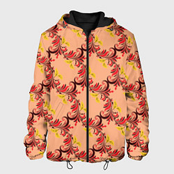 Мужская куртка Абстрактный винтажный растительный орнамент