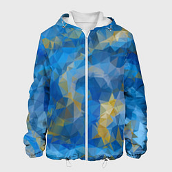 Куртка с капюшоном мужская Blue style, цвет: 3D-белый