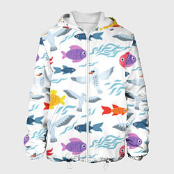 Мужская куртка Рыбы и чайки