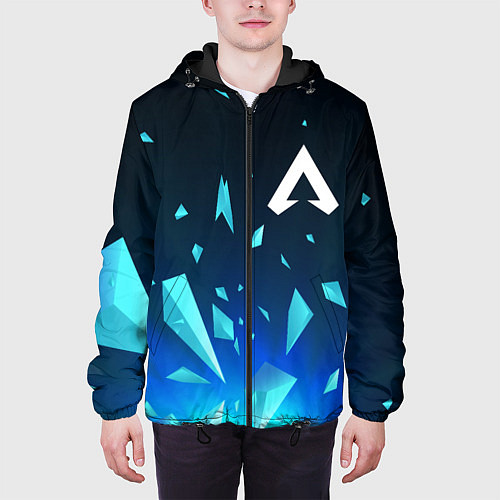 Мужская куртка Apex Legends взрыв частиц / 3D-Черный – фото 3