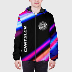 Куртка с капюшоном мужская Chrysler speed lights, цвет: 3D-черный — фото 2