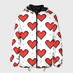 Мужская куртка Pixel heart