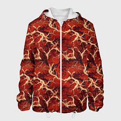 Куртка с капюшоном мужская Корни деревьев, цвет: 3D-белый