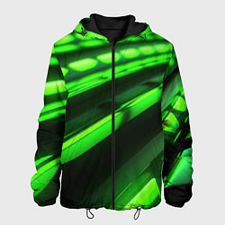 Мужская куртка Green neon abstract