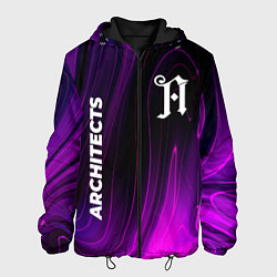 Куртка с капюшоном мужская Architects violet plasma, цвет: 3D-черный