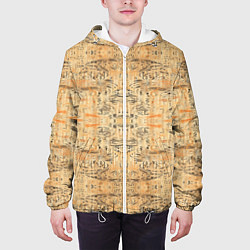 Куртка с капюшоном мужская Пески Египта, цвет: 3D-белый — фото 2