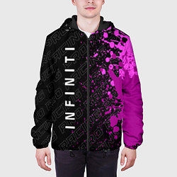 Куртка с капюшоном мужская Infiniti pro racing: по-вертикали, цвет: 3D-черный — фото 2