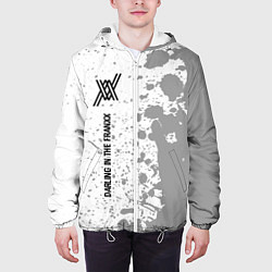 Куртка с капюшоном мужская Darling in the FranXX glitch на светлом фоне: по-в, цвет: 3D-белый — фото 2