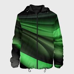 Мужская куртка Темная зеленая текстура