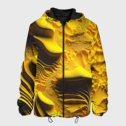Мужская куртка Желтая объемная текстура