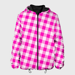 Мужская куртка Розовая клетка Барби