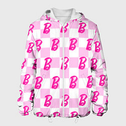Мужская куртка Розовая шашка и Барби