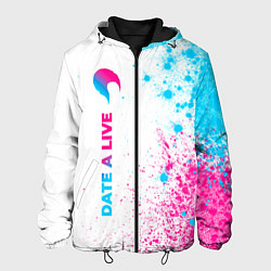 Куртка с капюшоном мужская Date A Live neon gradient style: по-вертикали, цвет: 3D-черный