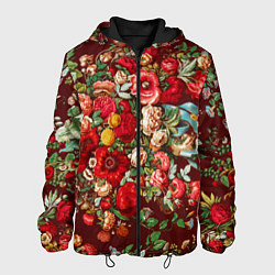Мужская куртка Платок цветочный узор