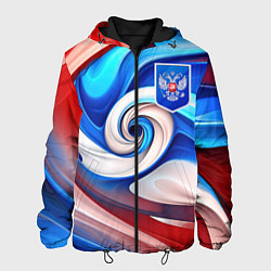 Мужская куртка Абстракция герб России