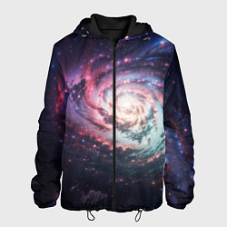 Мужская куртка Спиральная галактика в космосе