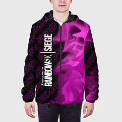 Куртка с капюшоном мужская Rainbow Six pro gaming: по-вертикали, цвет: 3D-черный — фото 2