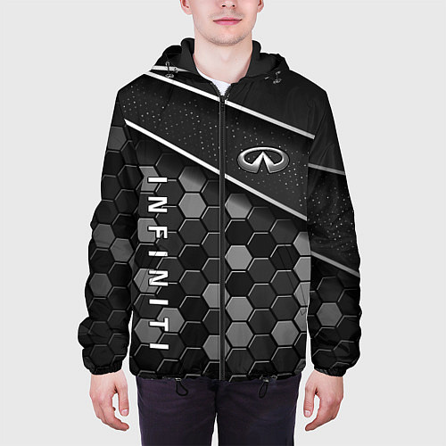 Мужская куртка Infiniti - черный металл / 3D-Черный – фото 3