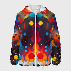 Мужская куртка Mirrow colorful blots - abstraction - vogue
