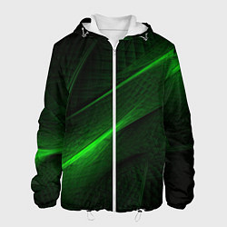 Мужская куртка Green neon lines