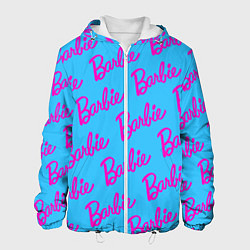 Куртка с капюшоном мужская Barbie pattern, цвет: 3D-белый