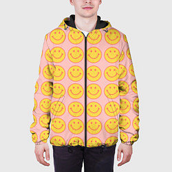 Куртка с капюшоном мужская Smiley, цвет: 3D-черный — фото 2