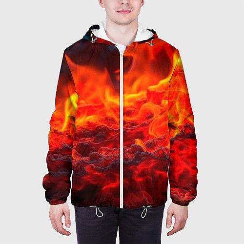 Мужская куртка Магма / 3D-Белый – фото 3