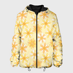 Мужская куртка Желтые геометричные цветы