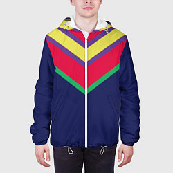 Куртка с капюшоном мужская Фасон из 90-х, цвет: 3D-белый — фото 2