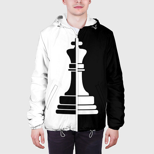 Мужская куртка Ферзь / 3D-Белый – фото 3