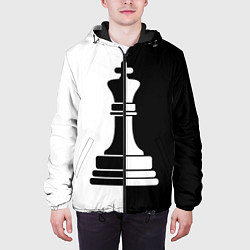 Куртка с капюшоном мужская Ферзь, цвет: 3D-черный — фото 2