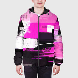 Куртка с капюшоном мужская Black pink - girl-group - South Korea, цвет: 3D-черный — фото 2