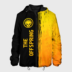 Куртка с капюшоном мужская The Offspring - gold gradient по-вертикали, цвет: 3D-черный