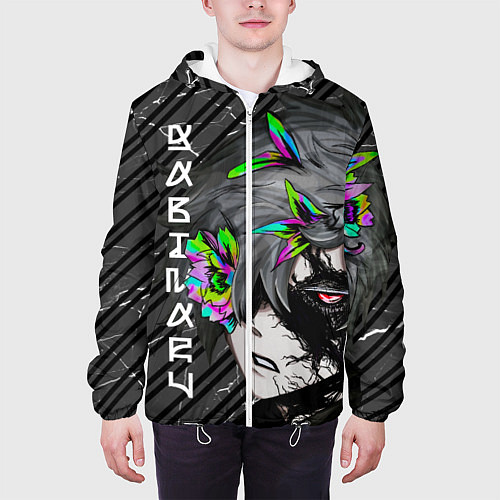 Мужская куртка Адский рай - пустой Габимару / 3D-Белый – фото 3