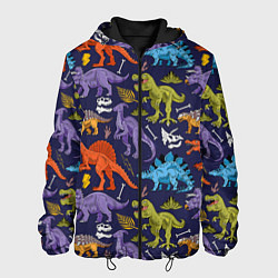 Мужская куртка Мультяшные динозавры